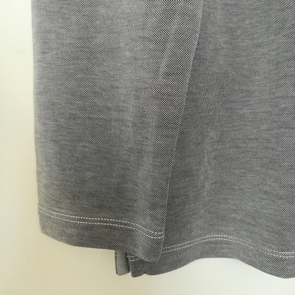 Men's Tommy Bahama Long Sleeve Gray Tencel Lyocell Polo [M] - Picture 8 of 13